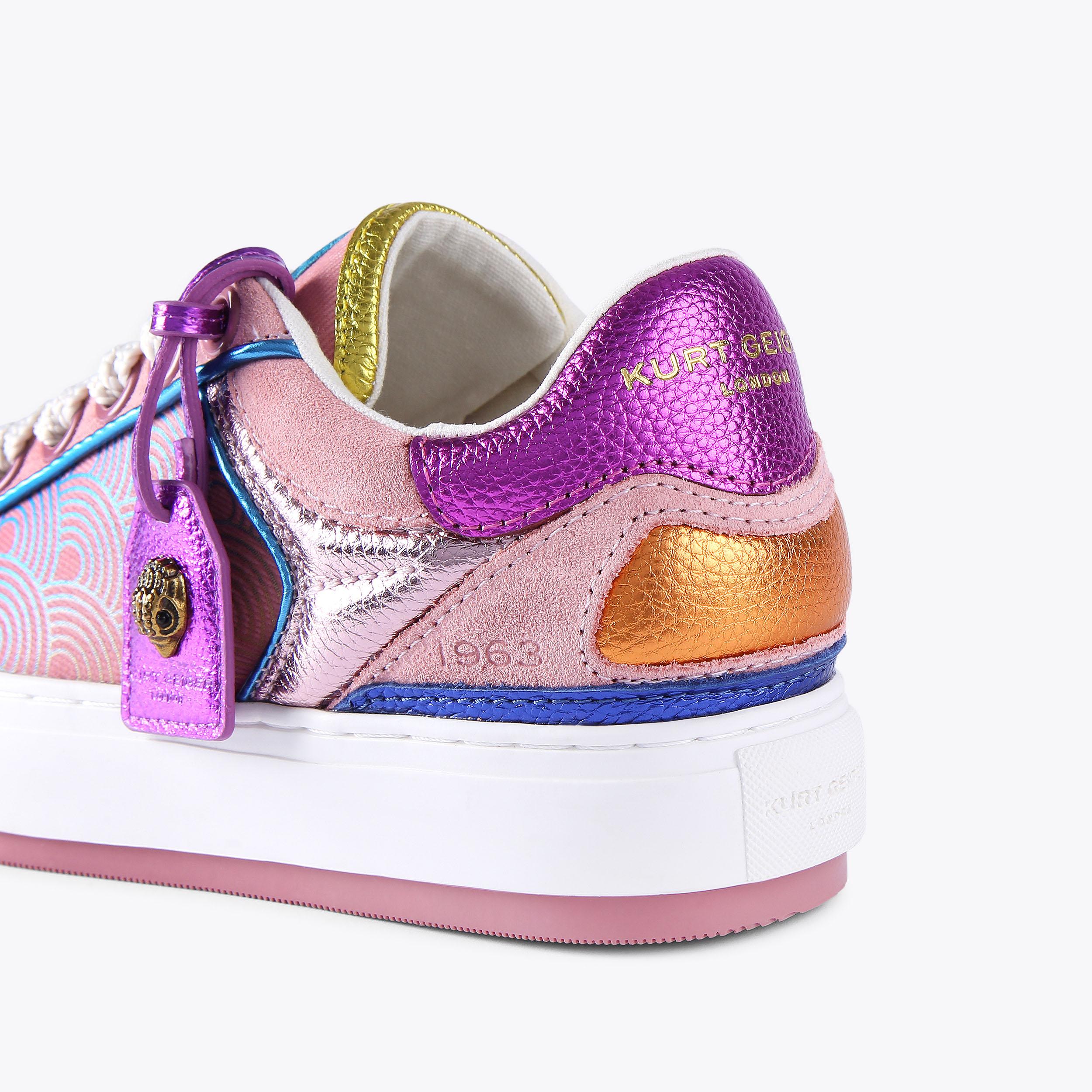 SOUTHBANK TAG Pink Tag Sneakers by KURT GEIGER LONDON