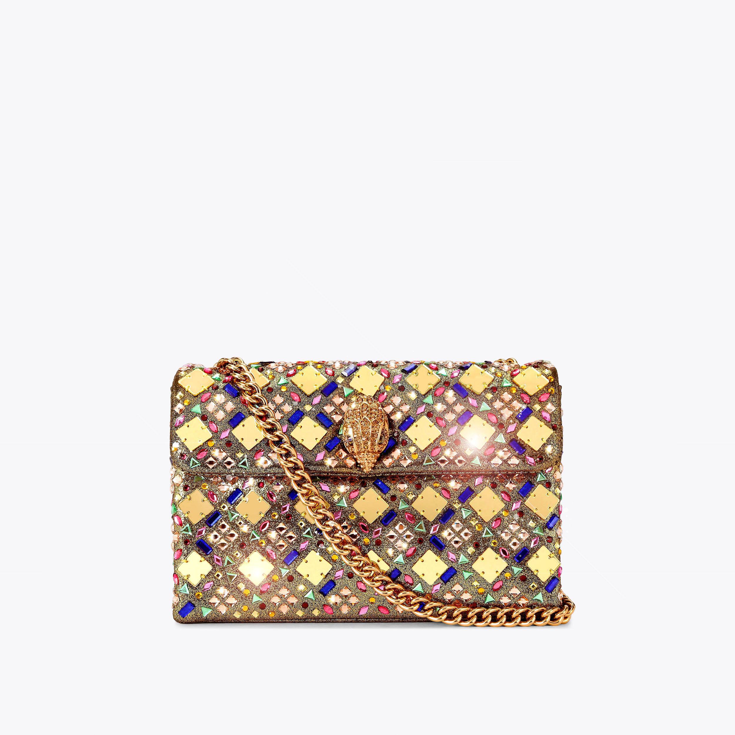 MD KENSINGTON BAG Crystal Medium Shoulder Bag by KURT GEIGER LONDON