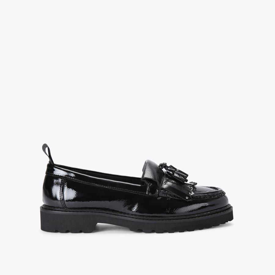 Kurt Geiger Black Patent Leather Slip-On Loafers Alistair Black Patent Leather Loafers | Kurt Geiger main image 2