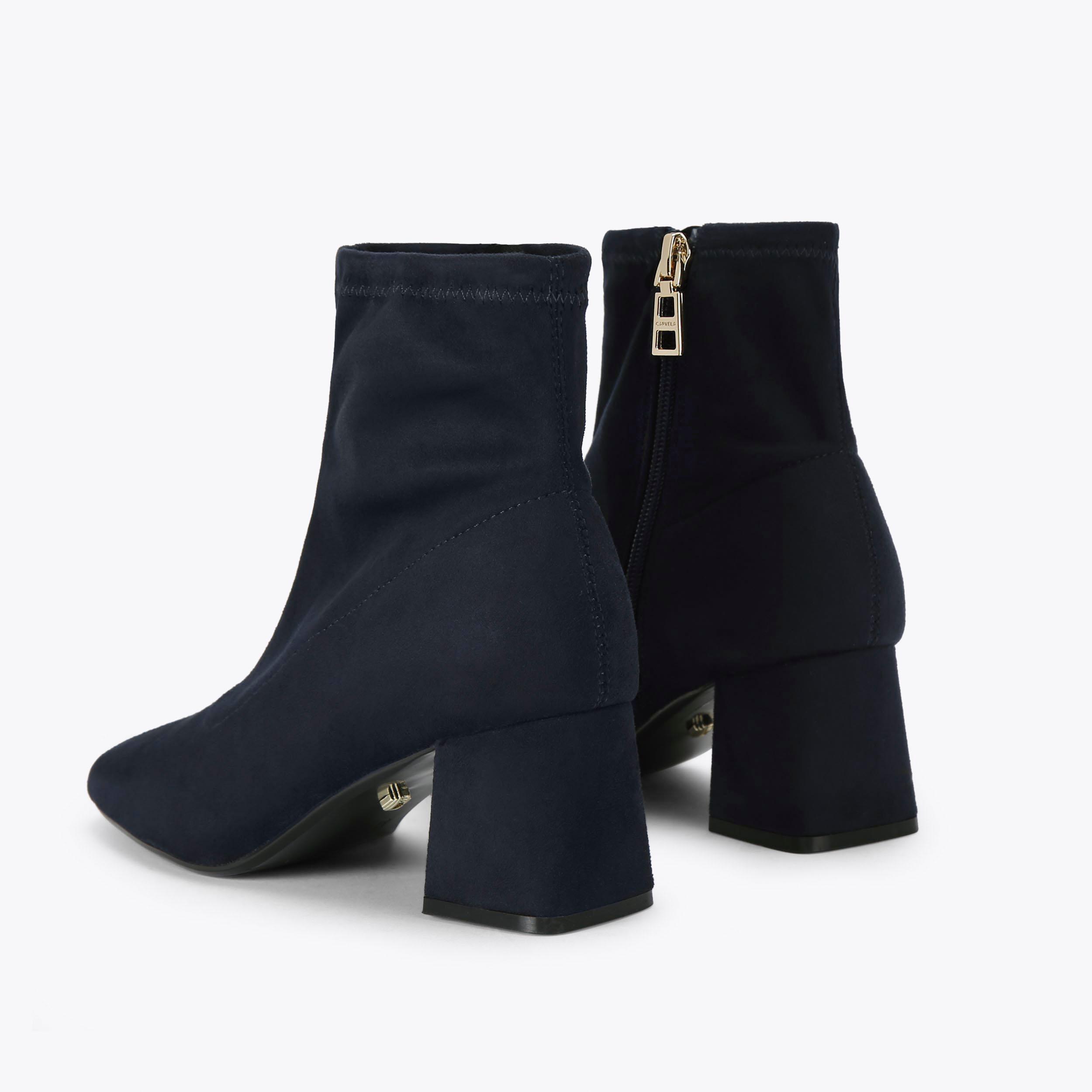 Navy Carvela Block Heel Ankle Boots Ankle Boot Carvela Navy Boots