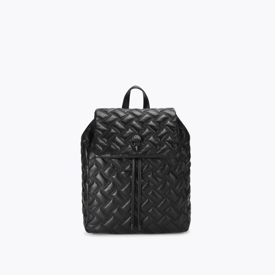 KENSINGTON BACKPACK DR Black Quilted Backpack by KURT GEIGER LONDON