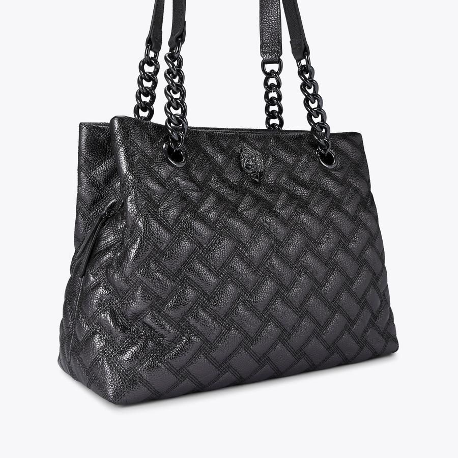 KENSINGTON TOTE DR Gunmetal Tote Purse by KURT GEIGER LONDON