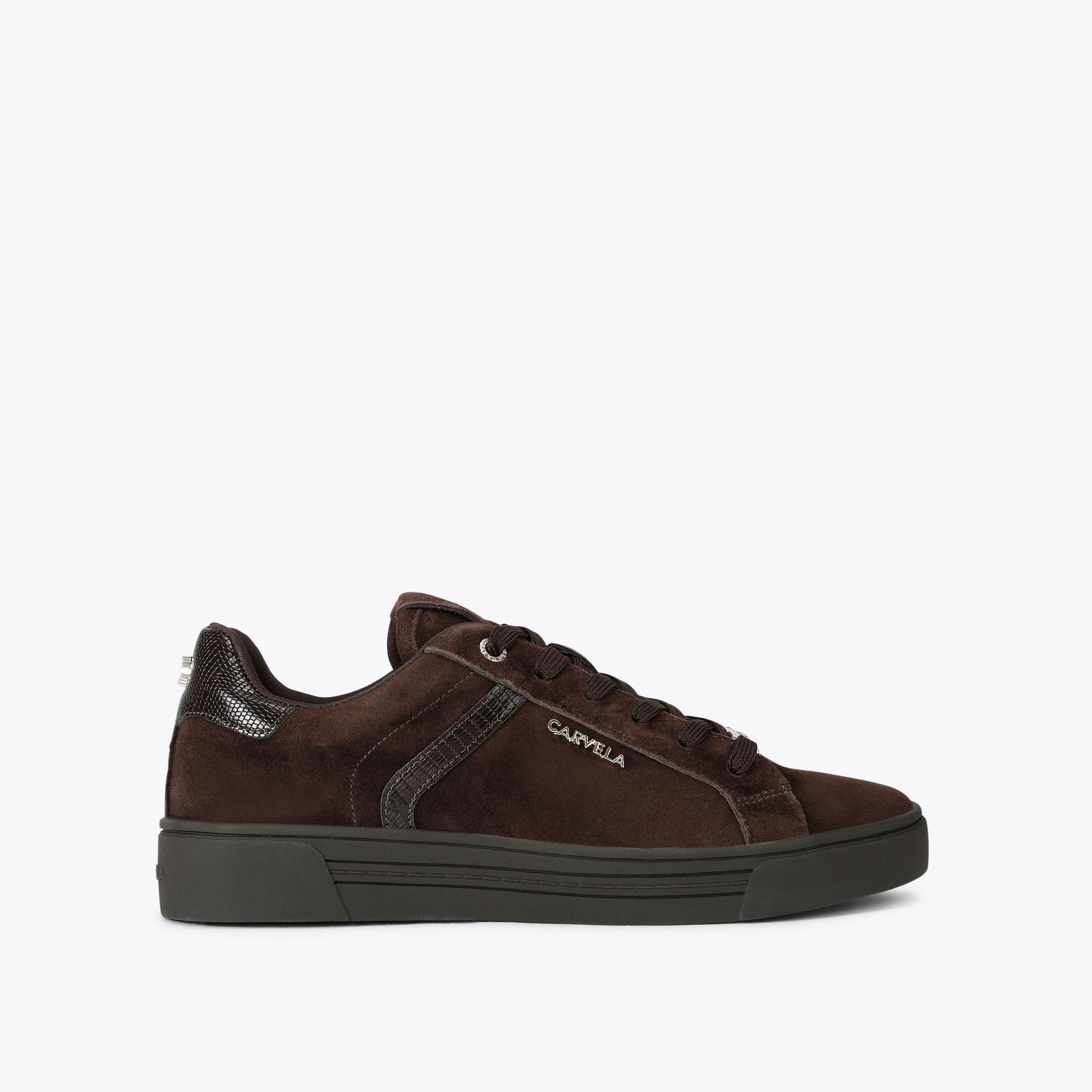 DAZE Black Textured Sneakers by CARVELA