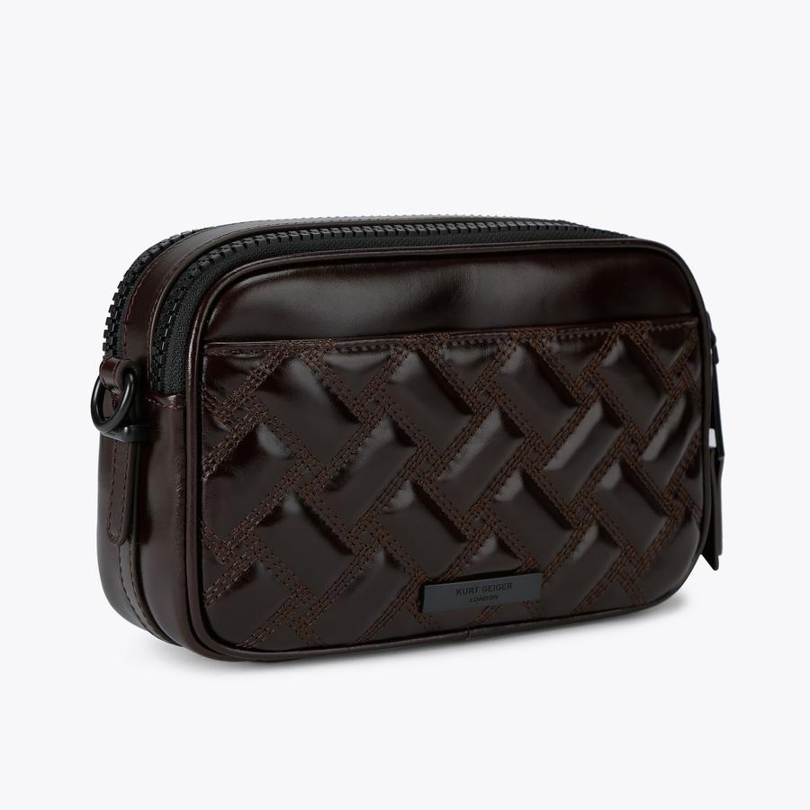 2ZIP KENSINGTON CAMERA Lambskin Leather Kensington Camera Bag by