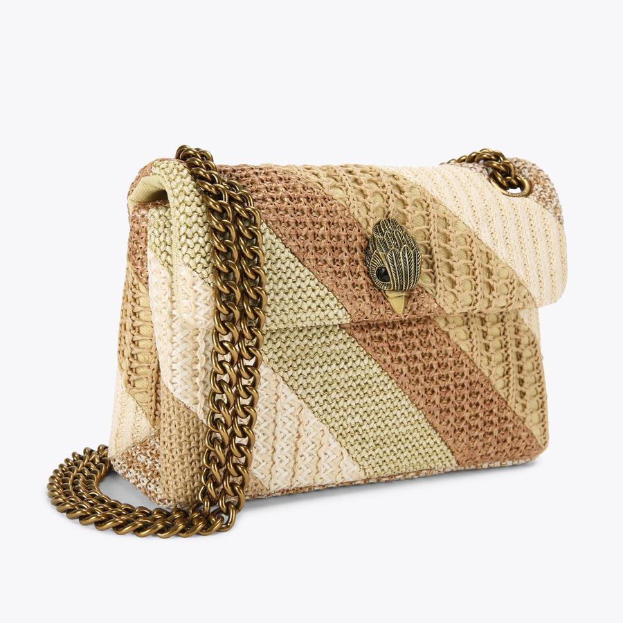 MINI KENSINGTON BAG L Woven Cross Body Purse by KURT GEIGER LONDON