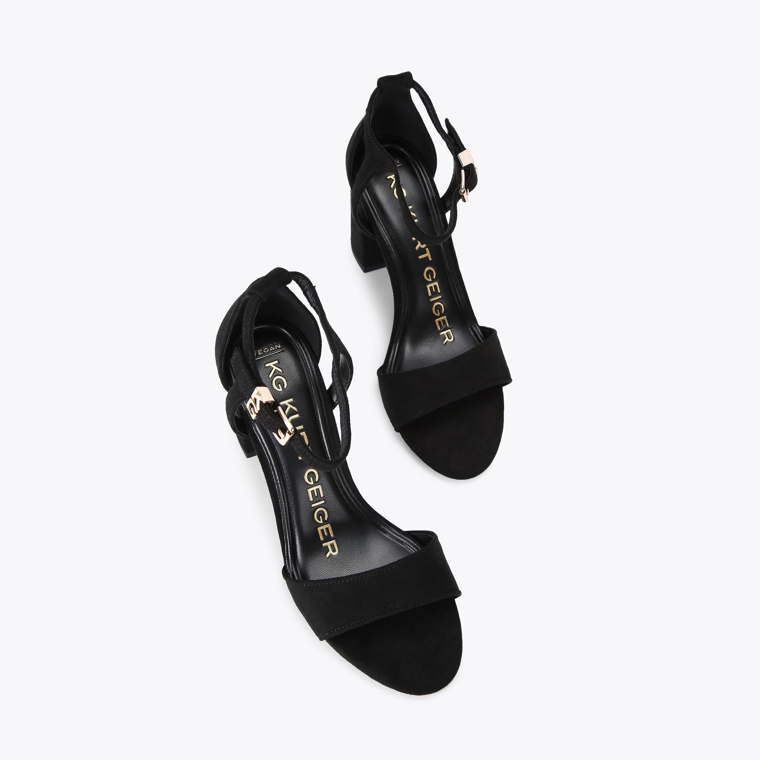 FARYN 2 Suedette Block Heel by KG KURT GEIGER