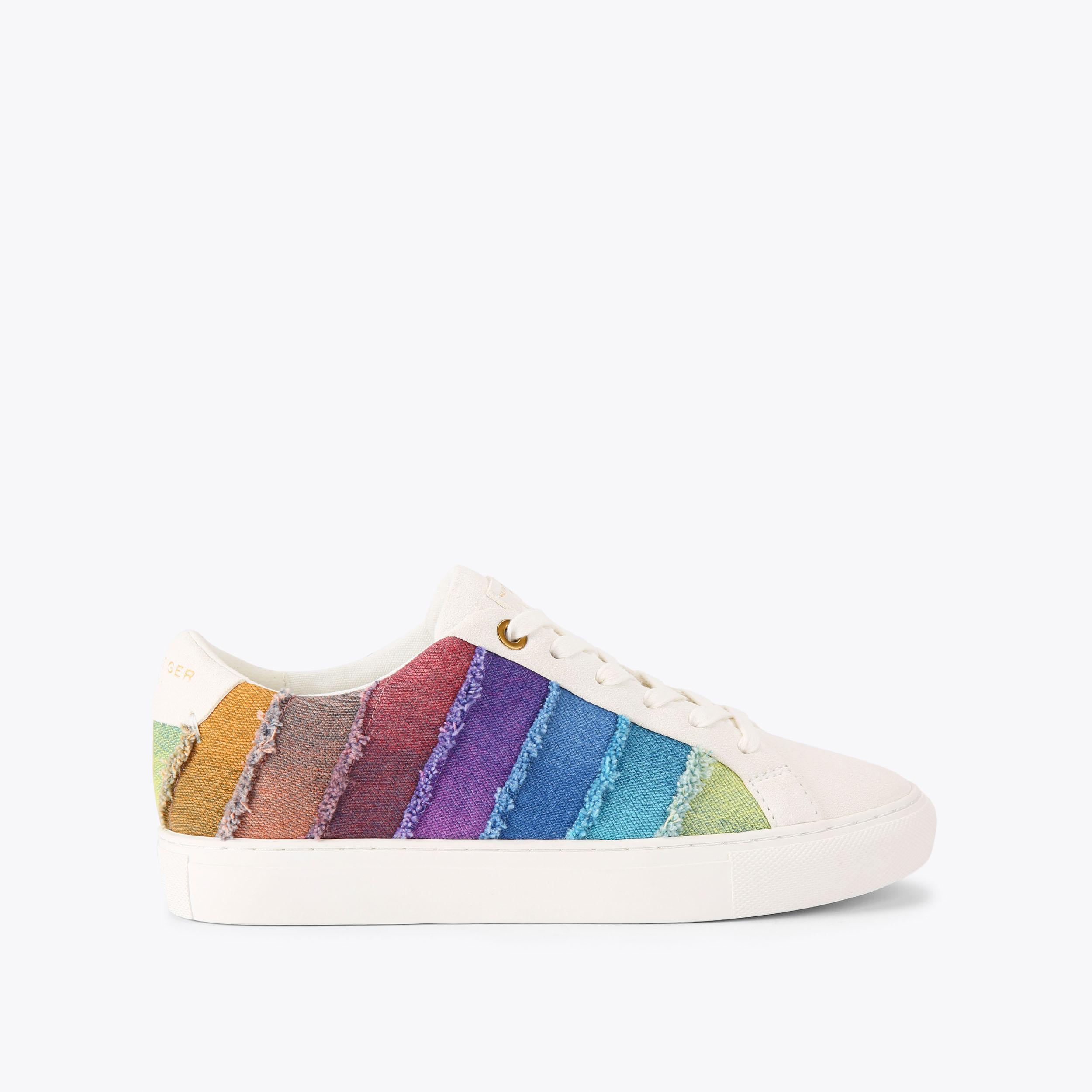 LANE STRIPE Denim Stripe Sneaker by KURT GEIGER LONDON