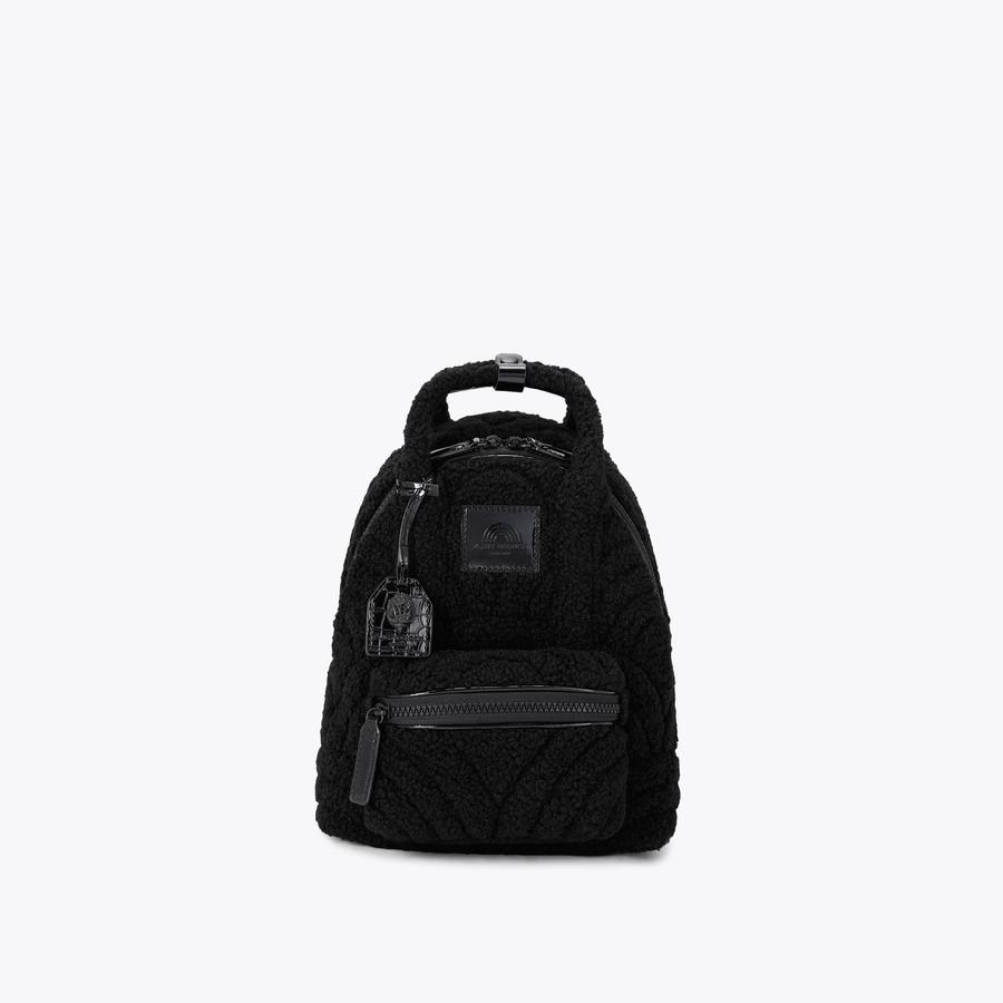 SOUTHBANK SM BACKPACK Black Faux Borg Backpack by KURT GEIGER LONDON