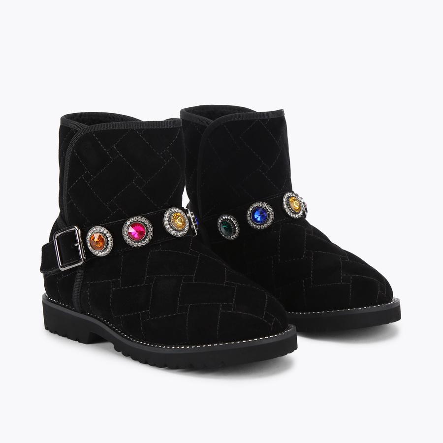 Kurt geiger black suede boots hotsell