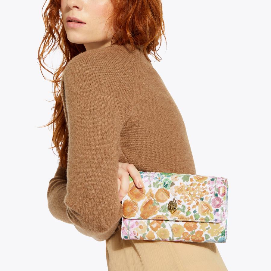 FC WALLET WITH CHAIN Floral Couture Wallet On Chain by KURT GEIGER 