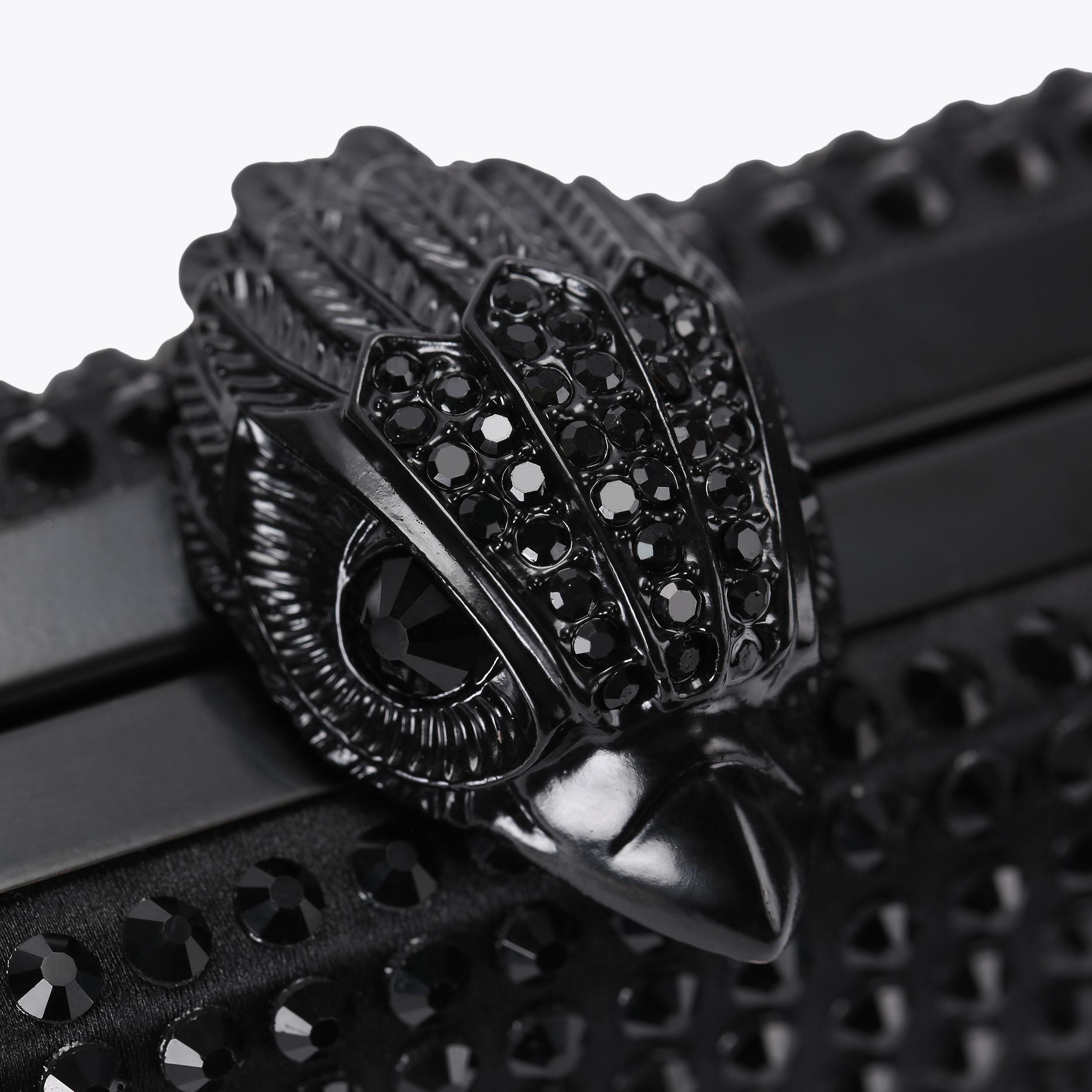 CRYSTAL KENSINGTON CLUTCH Black Crystal Clutch Purse by KURT