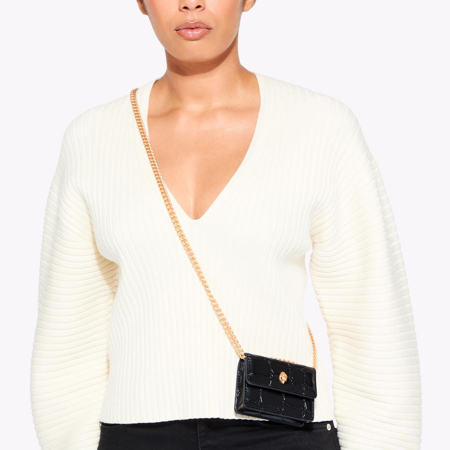 Kurt geiger croc kensington bag clearance