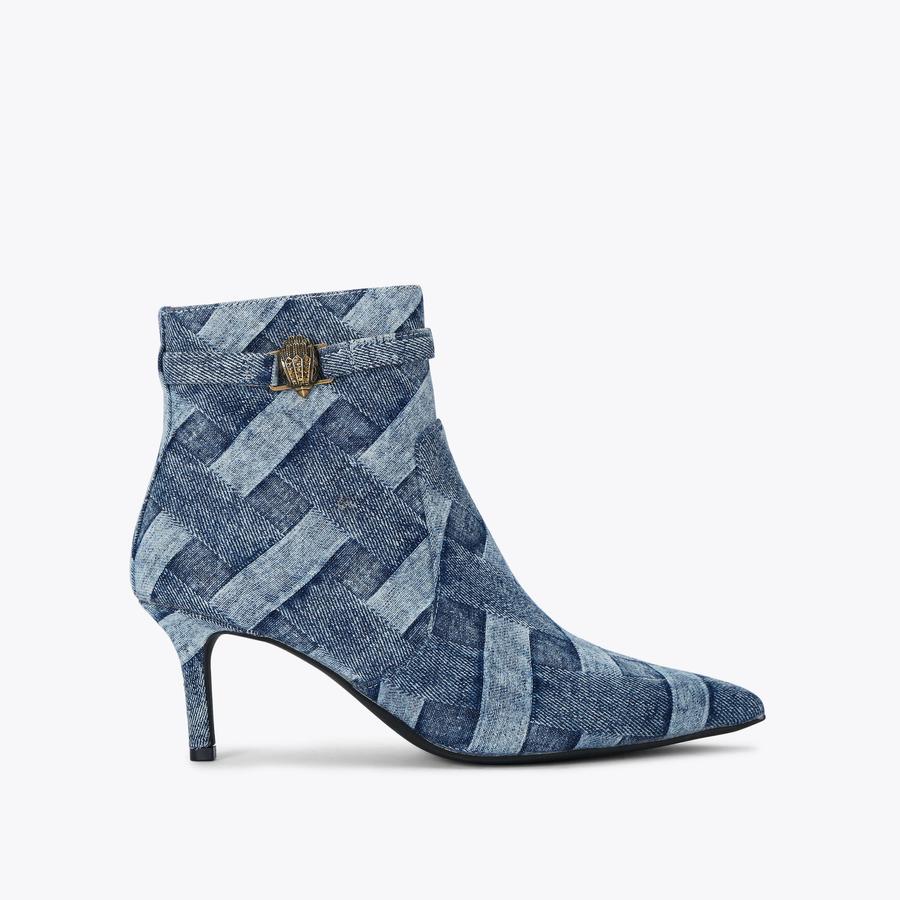 Kurt geiger kitten heel boots sales