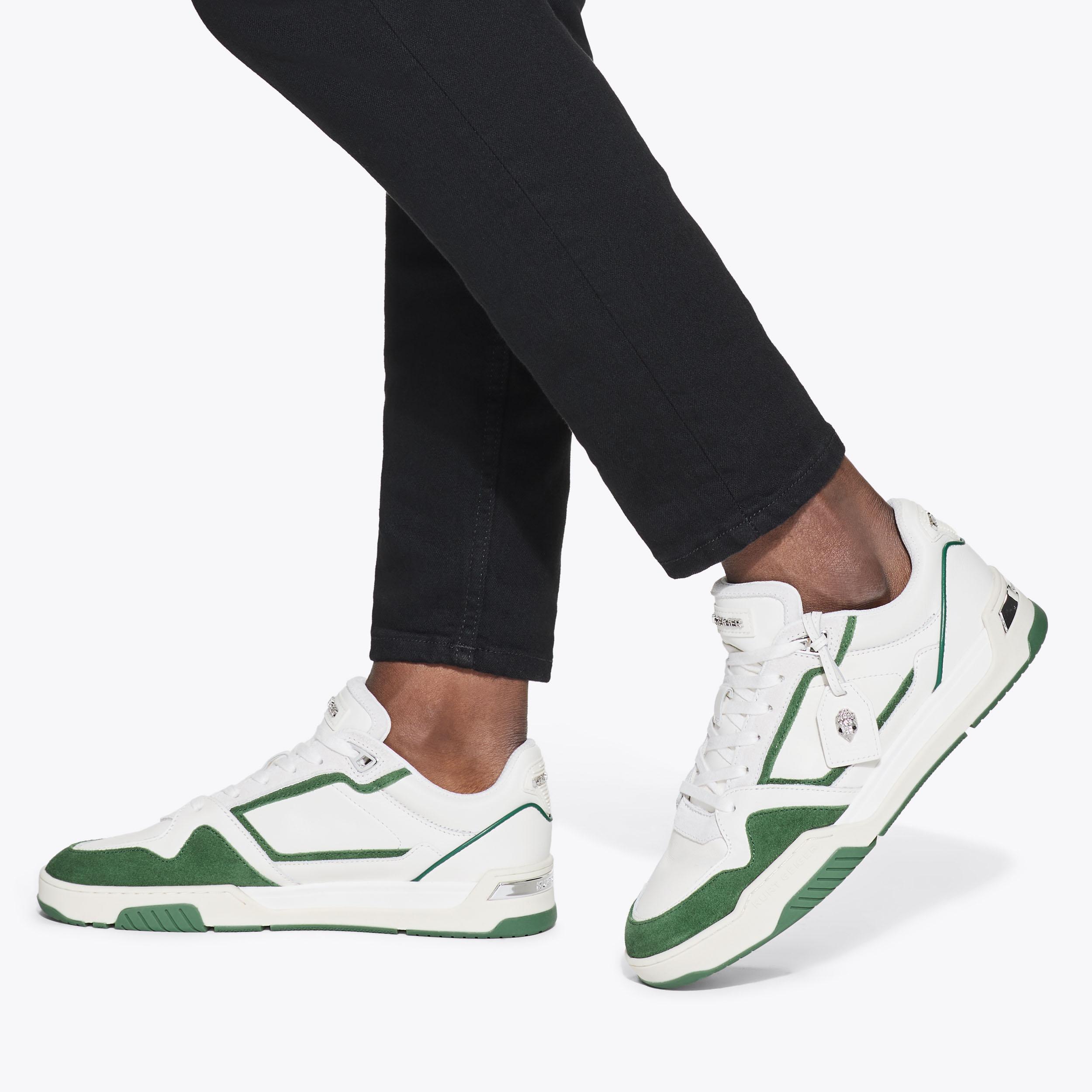 Louis vuitton green sneakers hot sale