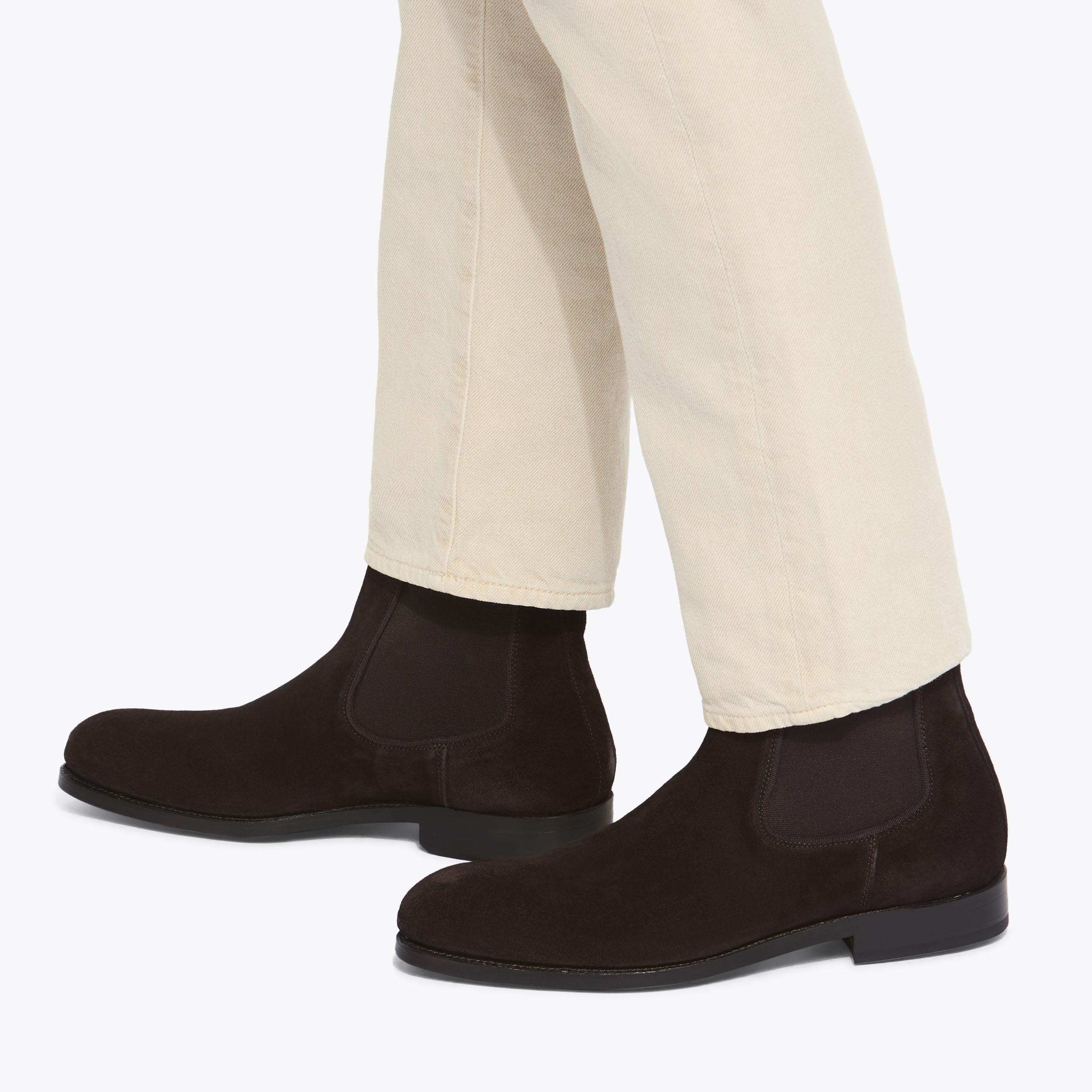 SLOANE CHELSEA BOOT GW Brown Suede Chelsea Boot by KURT GEIGER LONDON