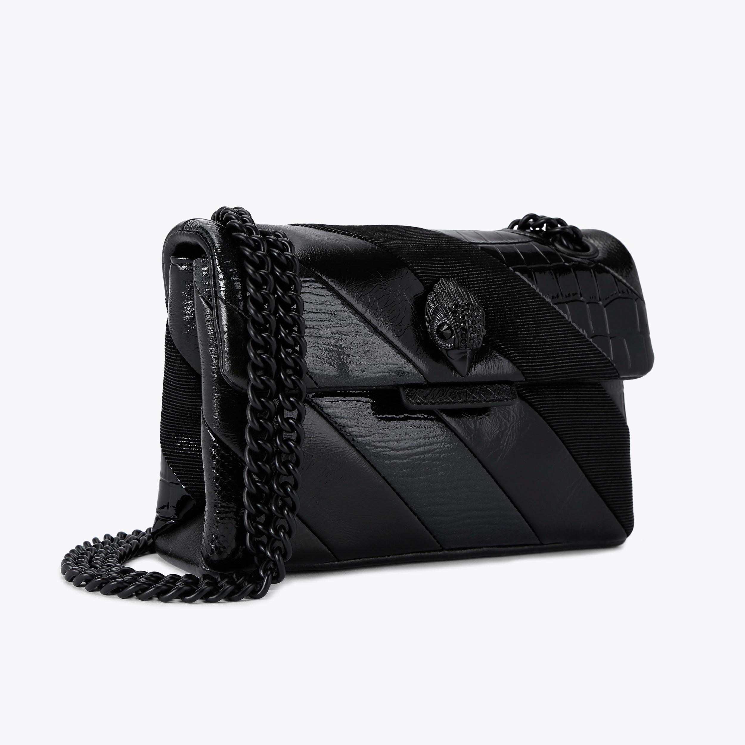 MINI KENSINGTON L DR Black Diagonal Cross Body Purse by KURT GEIGER LONDON