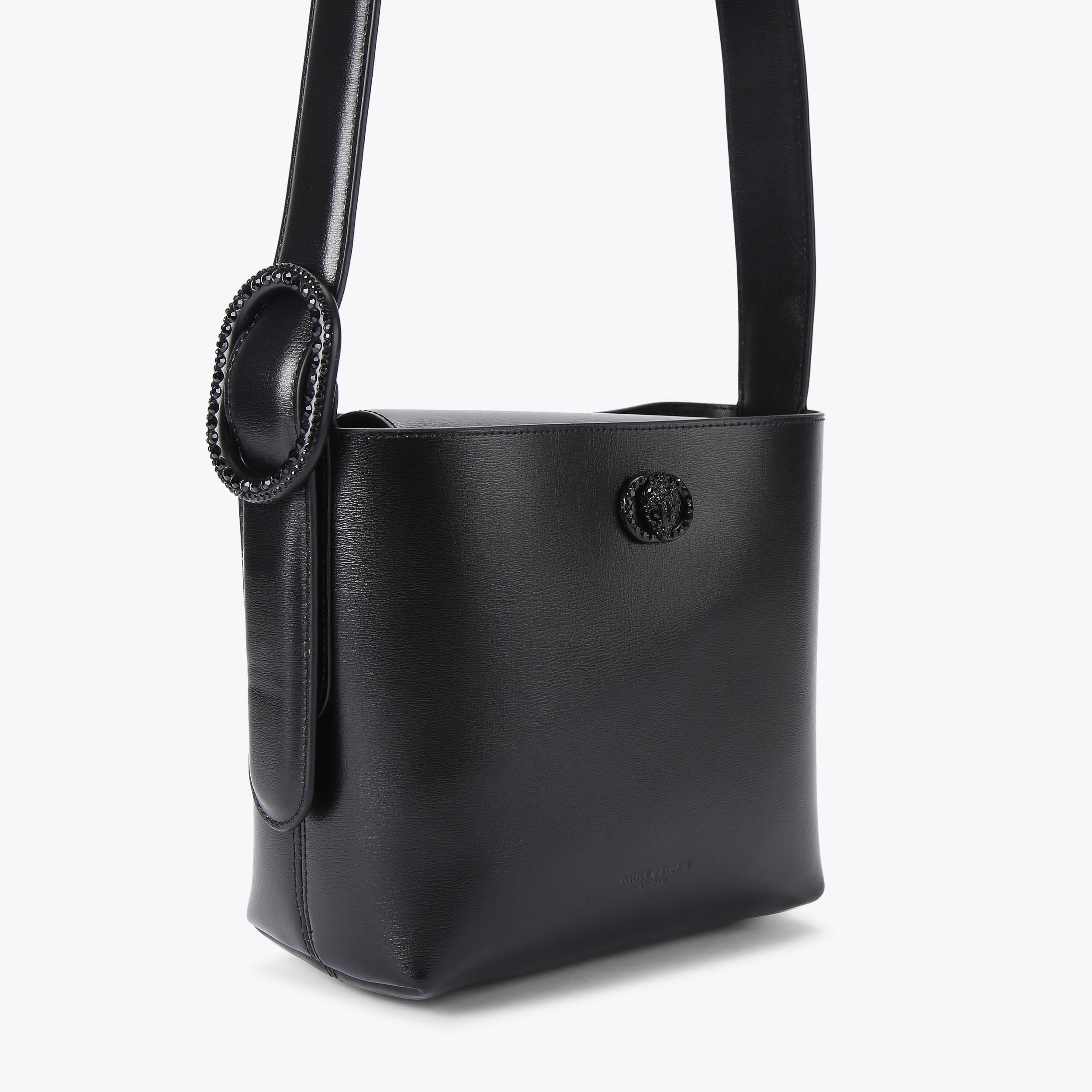 SM CHELSEA BUCKET BAG DR Black Bucket Purse by KURT GEIGER LONDON