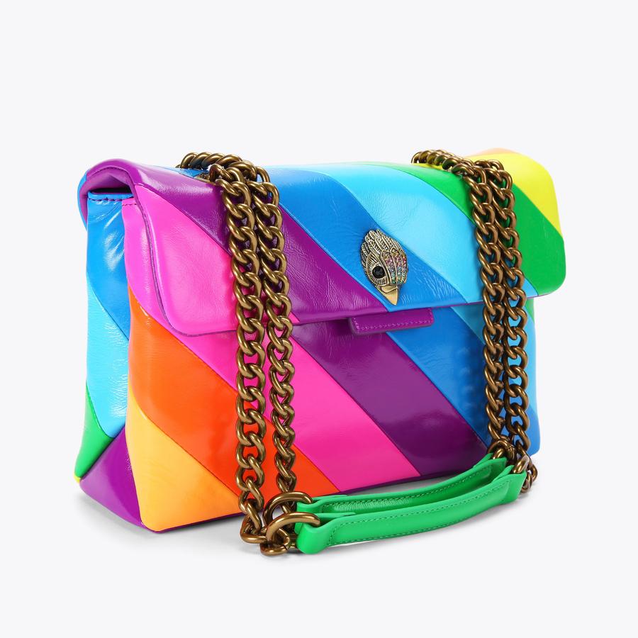 Leather rainbow bag hotsell