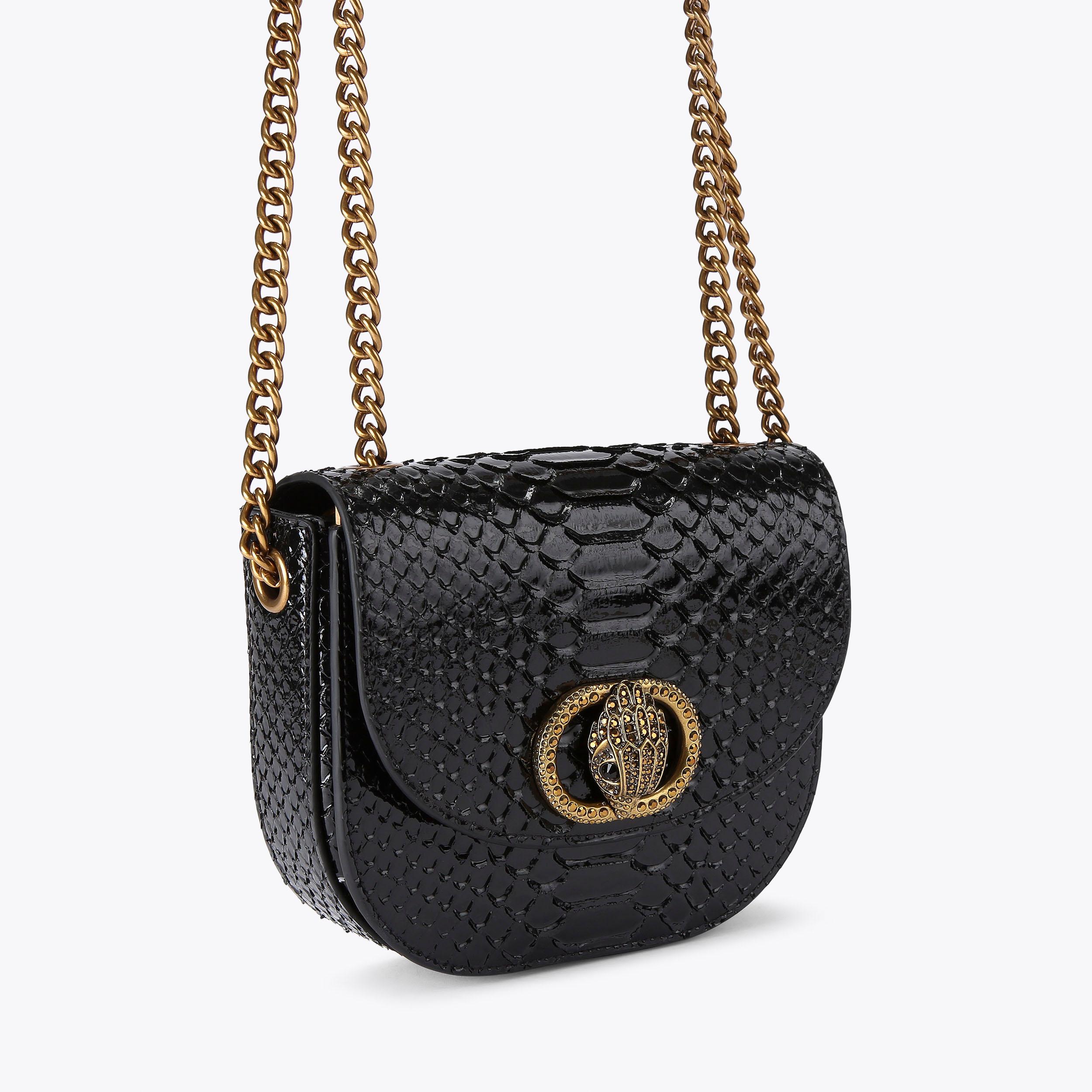 Snake print saddle bag store