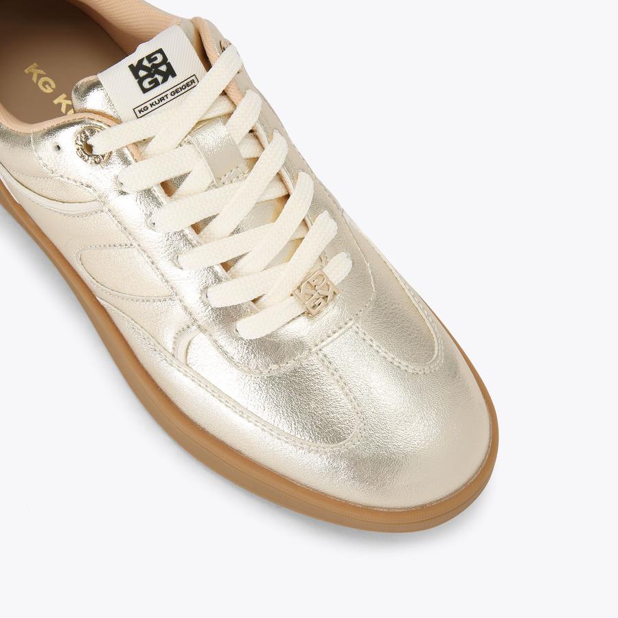 KINDRED Metallic Gold Sneaker by KG KURT GEIGER