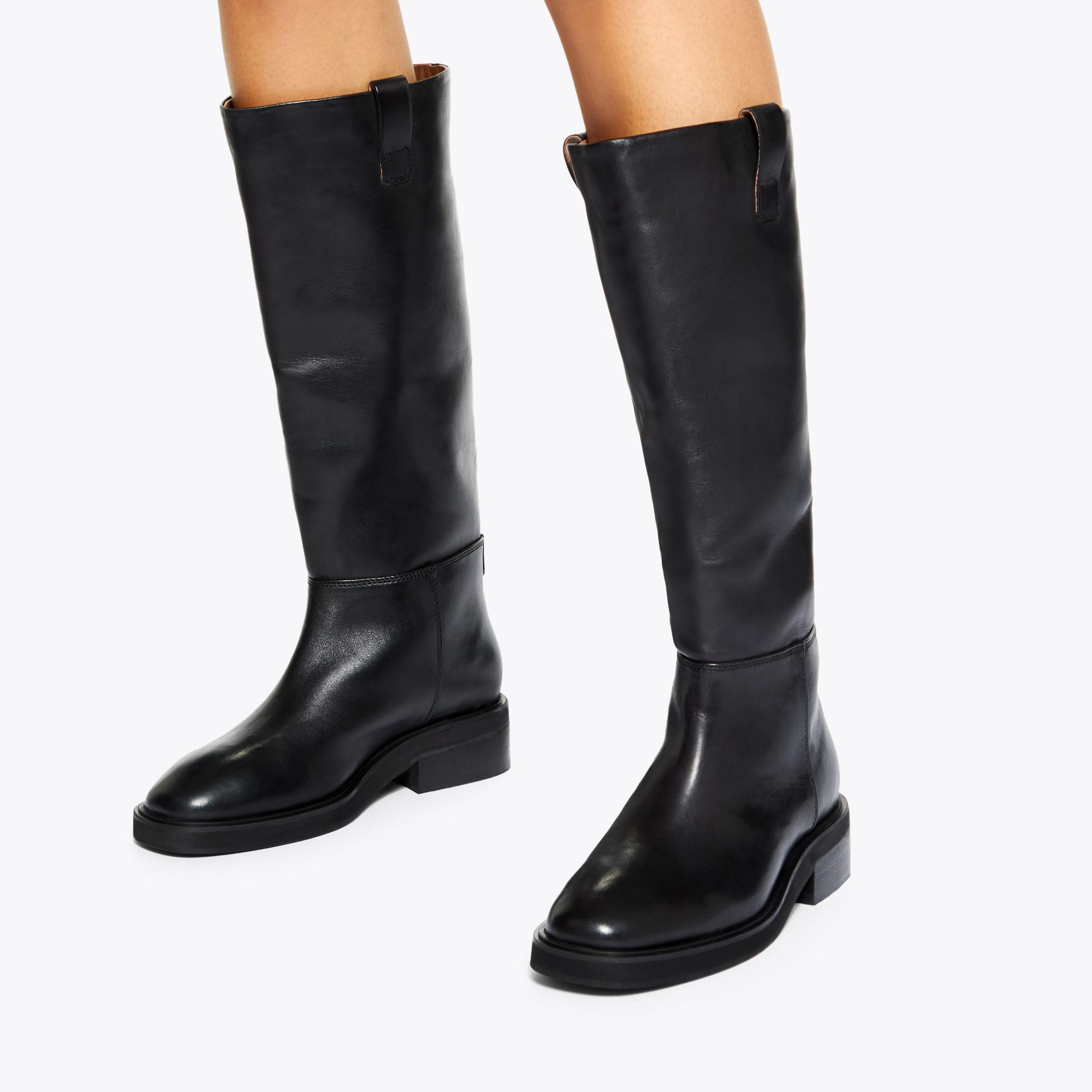 Toni Kurt Geiger Riding Boots TONI Black Knee High Boot By KG KURT