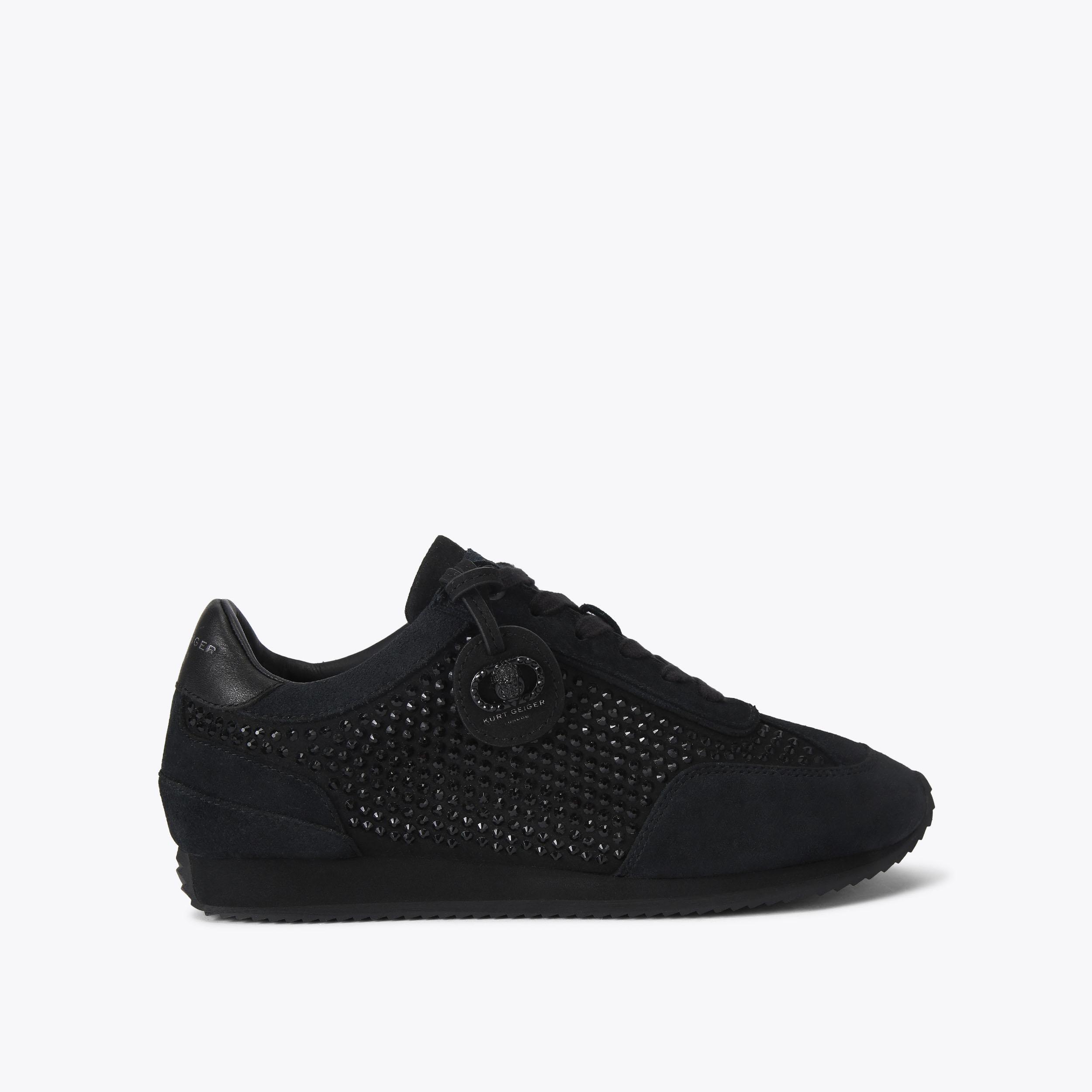 KENSINGTON SNEAKER Black Kensington Sneaker by KURT GEIGER