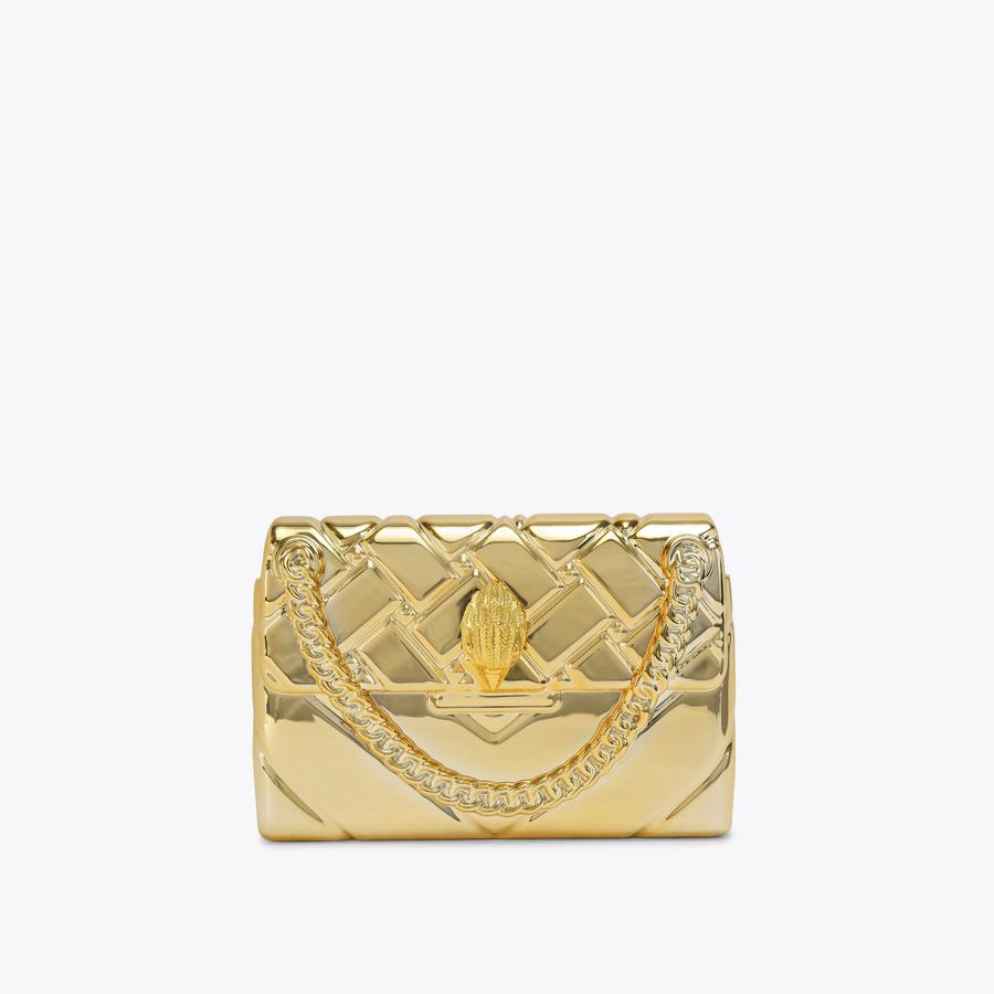 Gold metallic clutch purse best sale