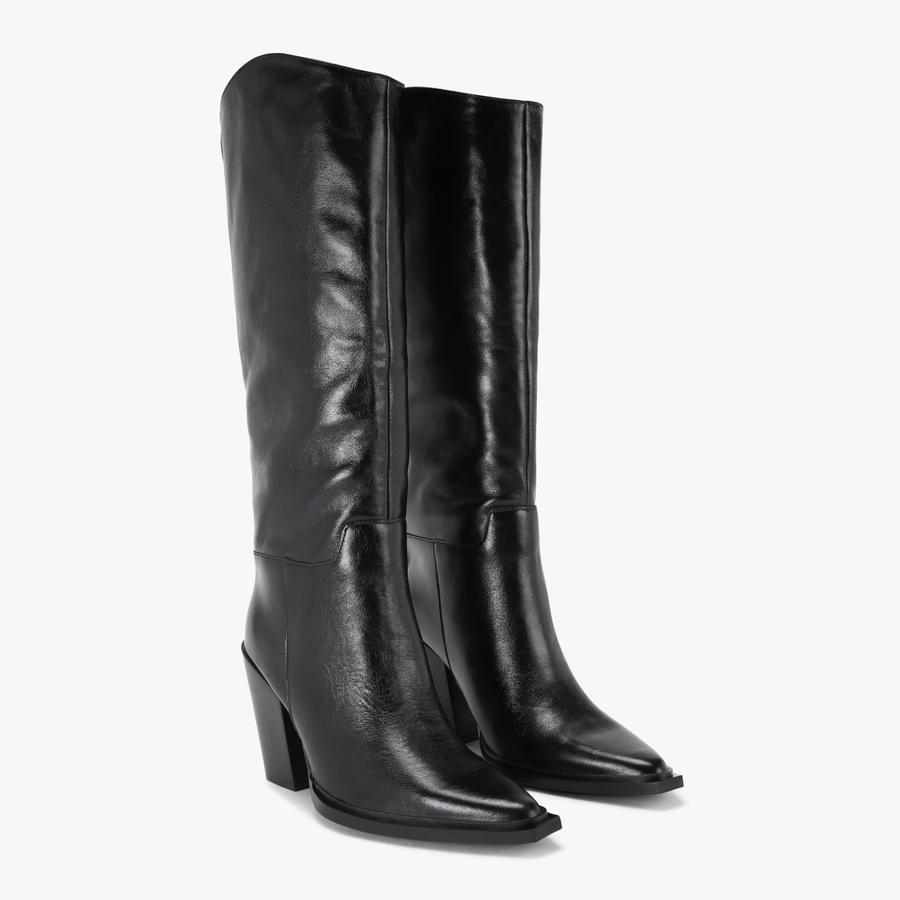 Kurt geiger long black boots best sale