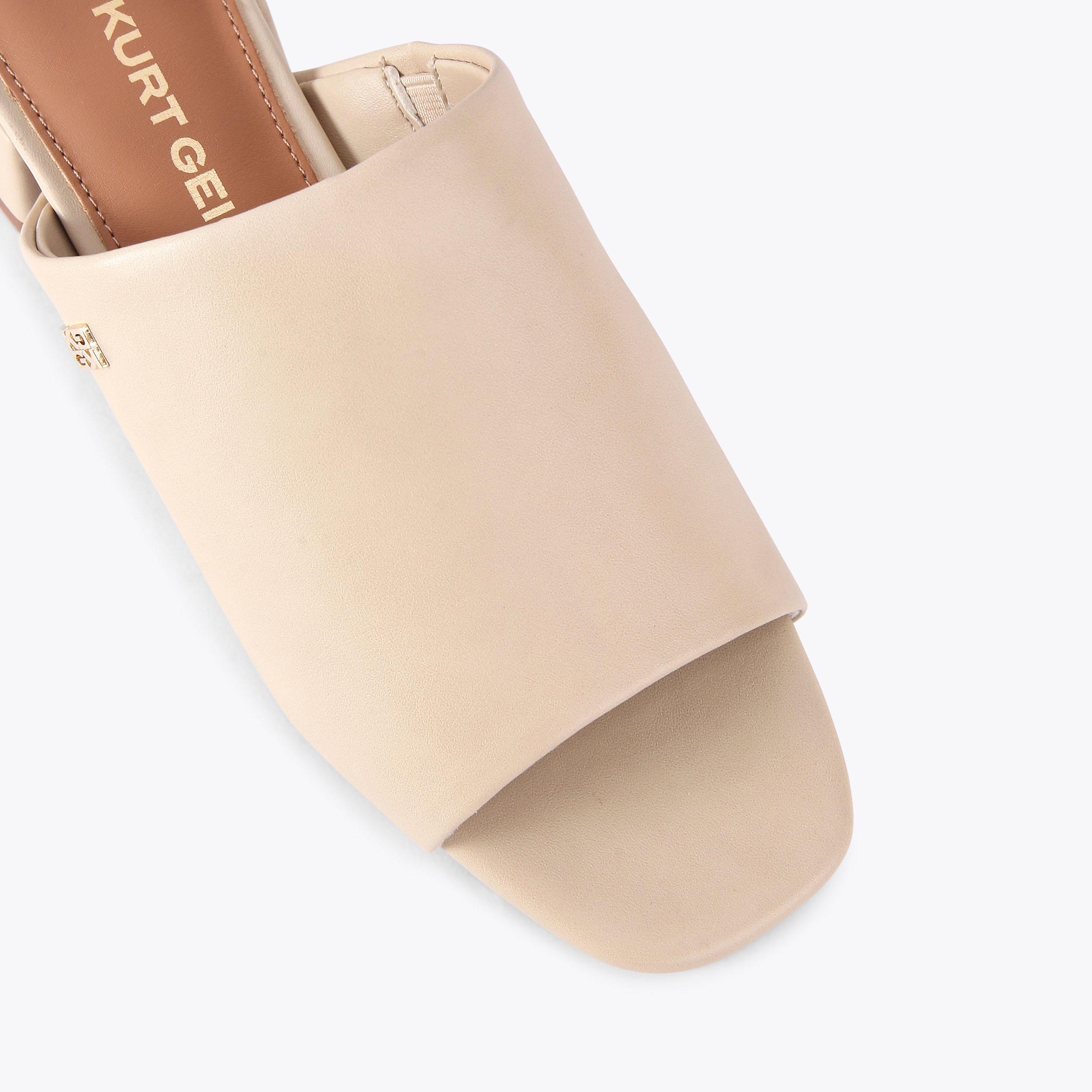 PAMELA Bone Slip On Mule Heel by KG KURT GEIGER