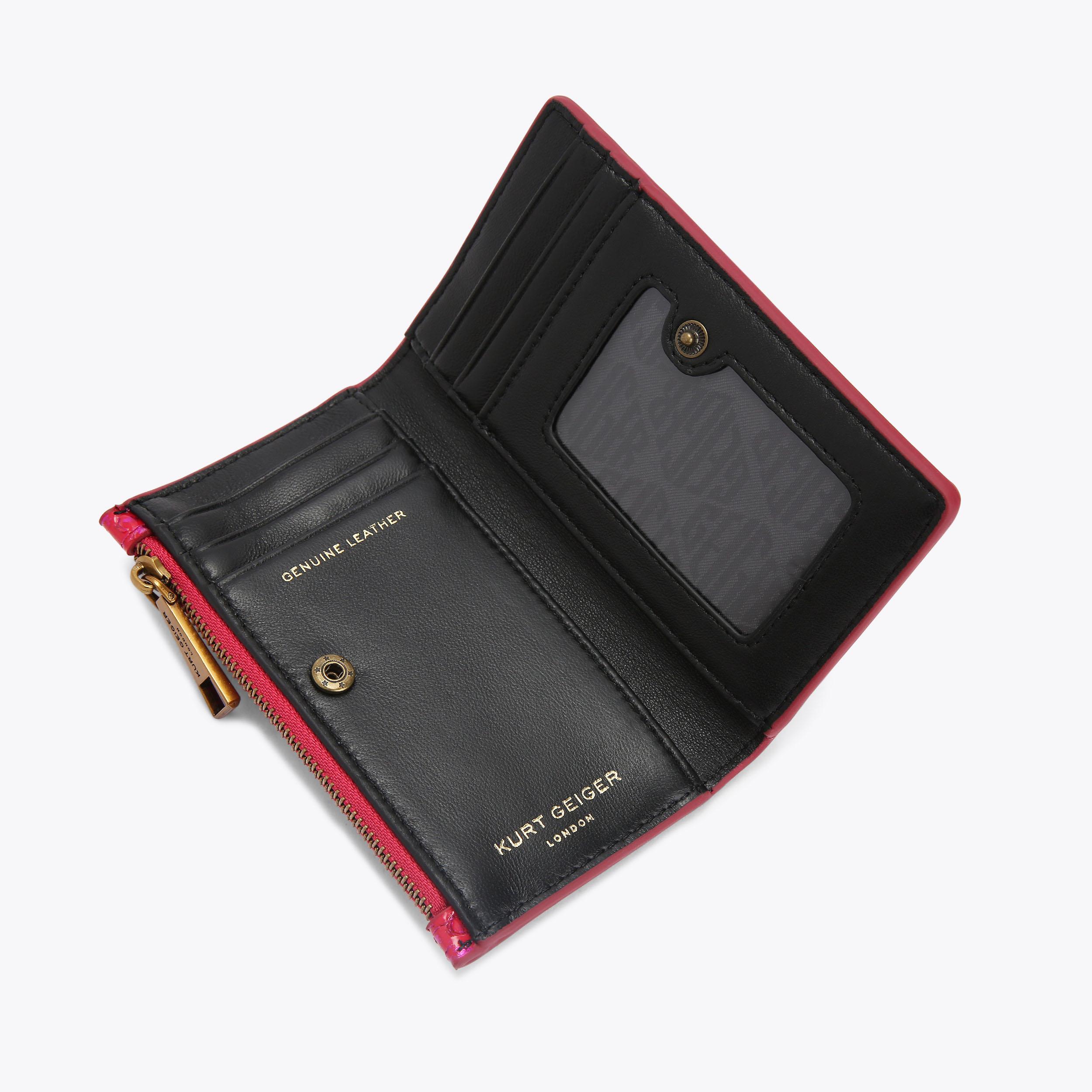 KENSINGTON BIFOLD WALLET Metallic Fuchsia Bifold Wallet by KURT