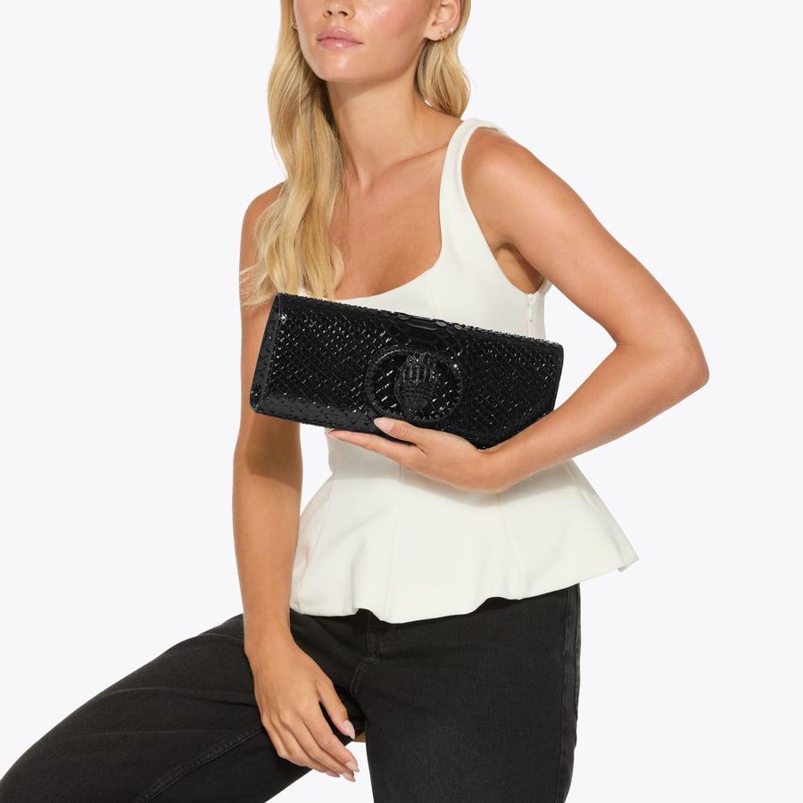 CHELSEA LONG CLUTCH DR Snake Embossed Clutch Purse by KURT GEIGER