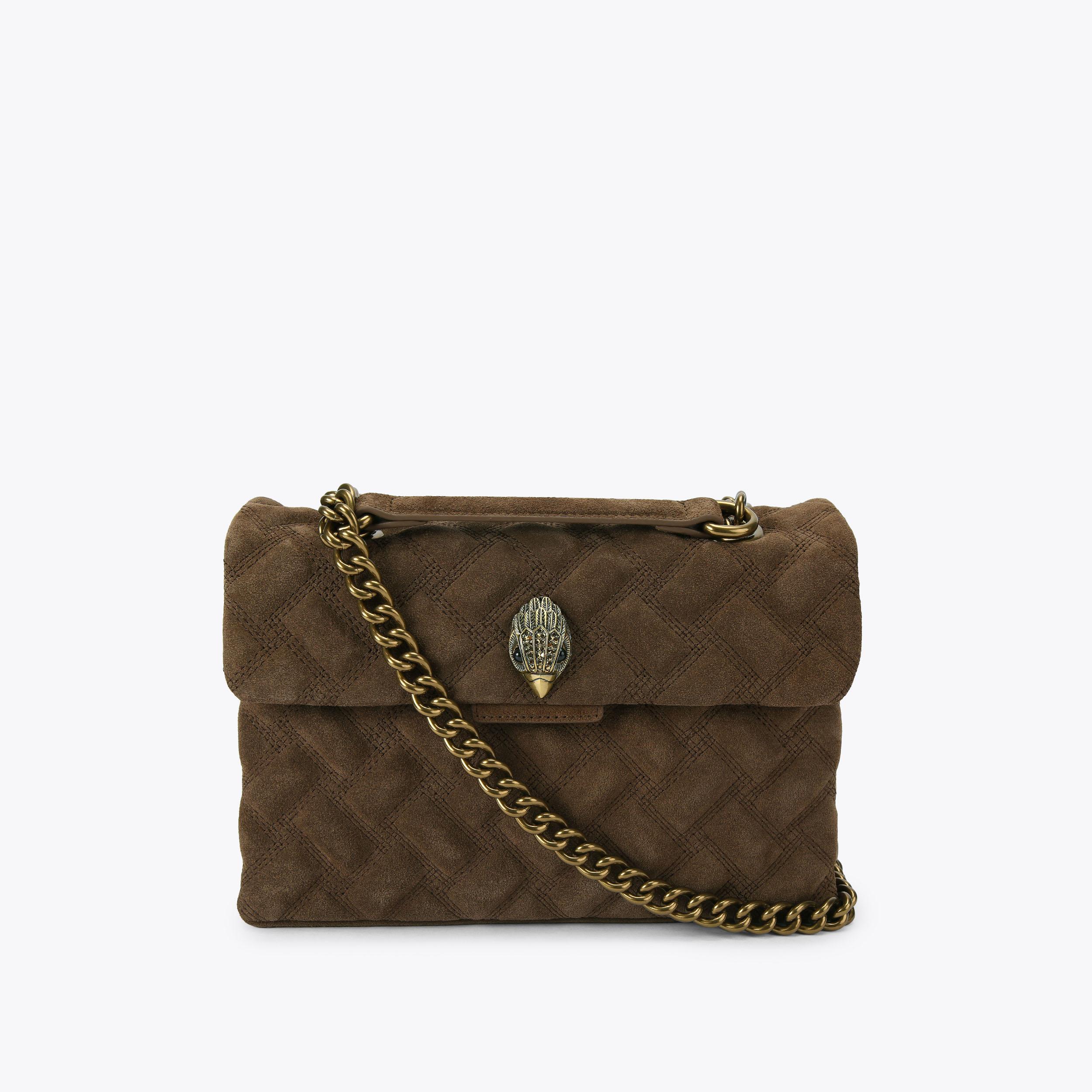 メディシナルケミストリー MD KENSINGTON JEWEL Bronze Gold Stones Shoulder Bag by KURT GEIGER