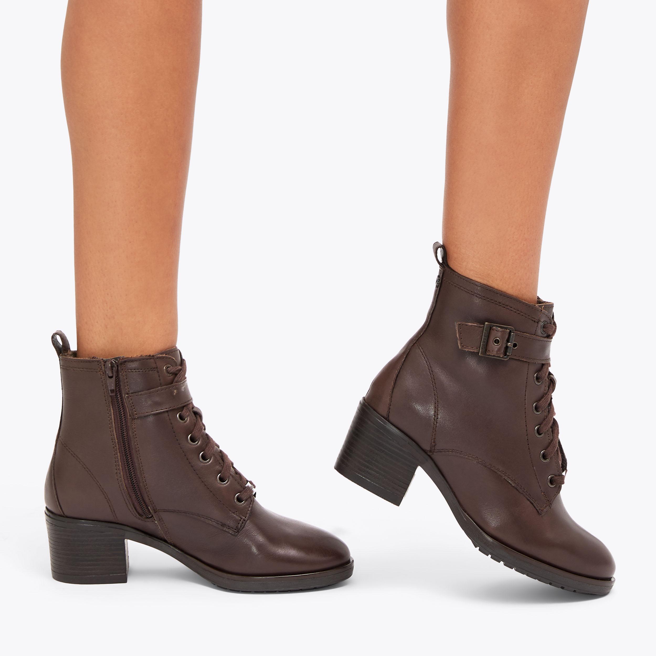 SNUG Brown Leather Boot by CARVELA COMFORT