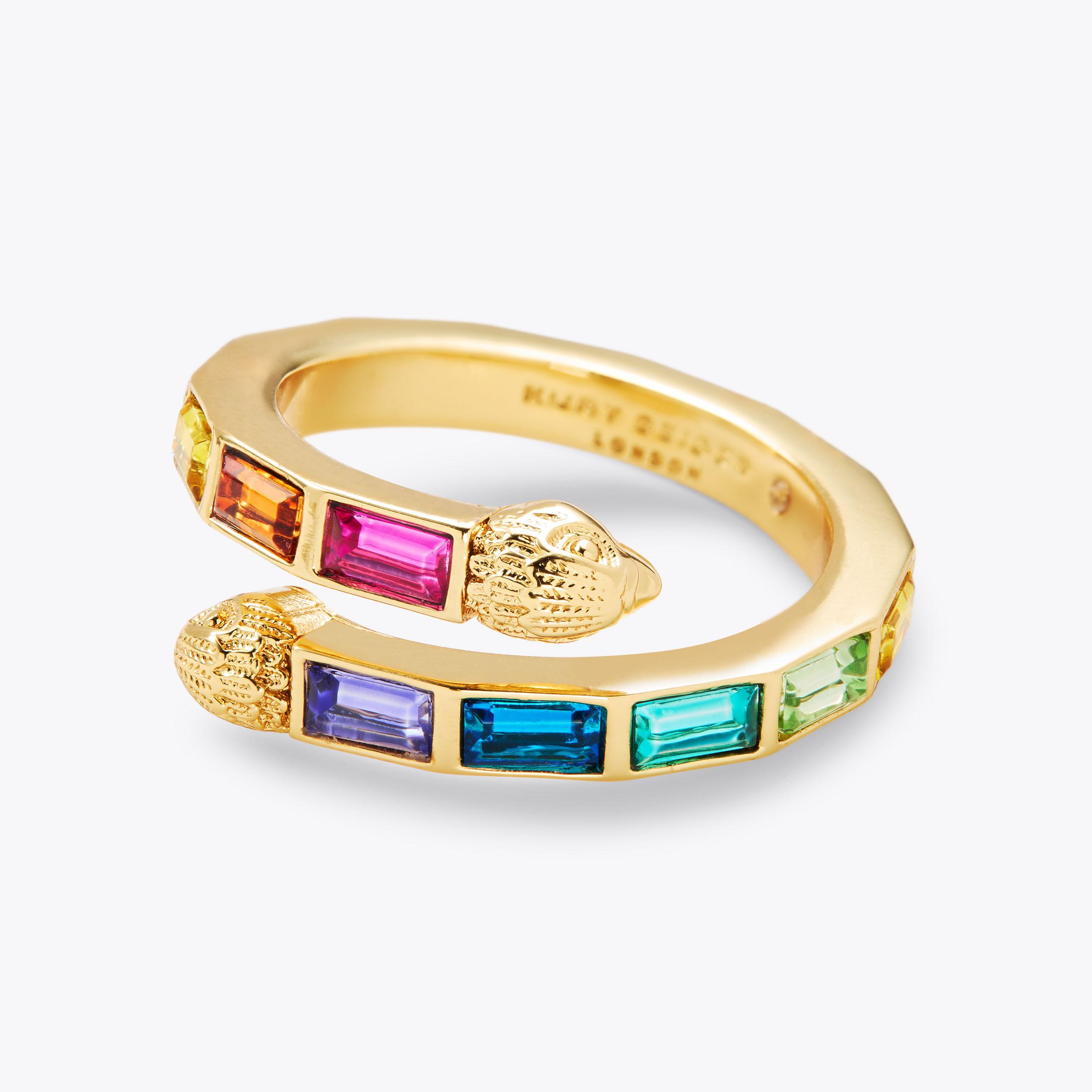 EAGLE BAGUETTE RING by KURT GEIGER LONDON