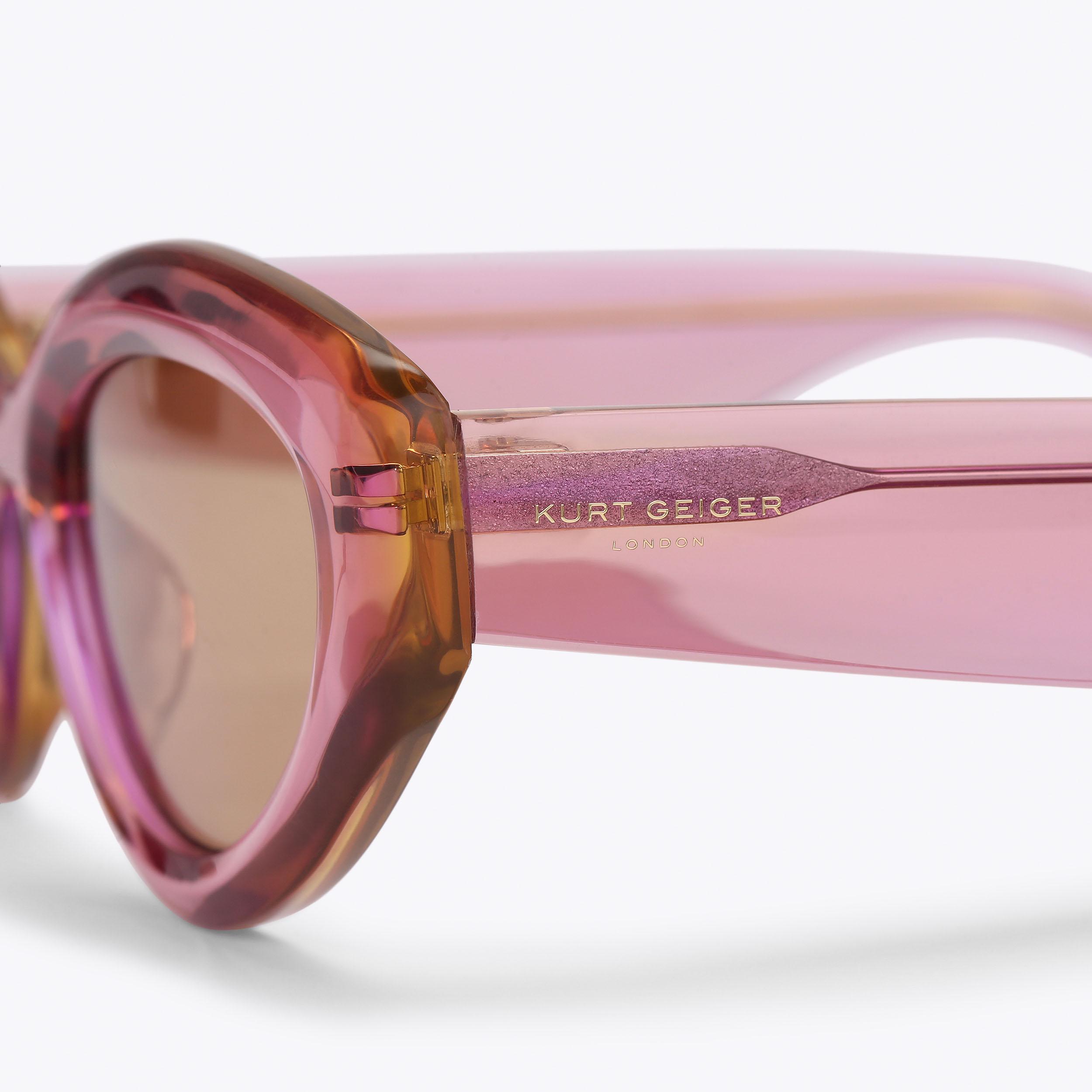 KENSINGTON SM CAT-EYE Pink Acetate Kensington Cat Eye  display picture 3