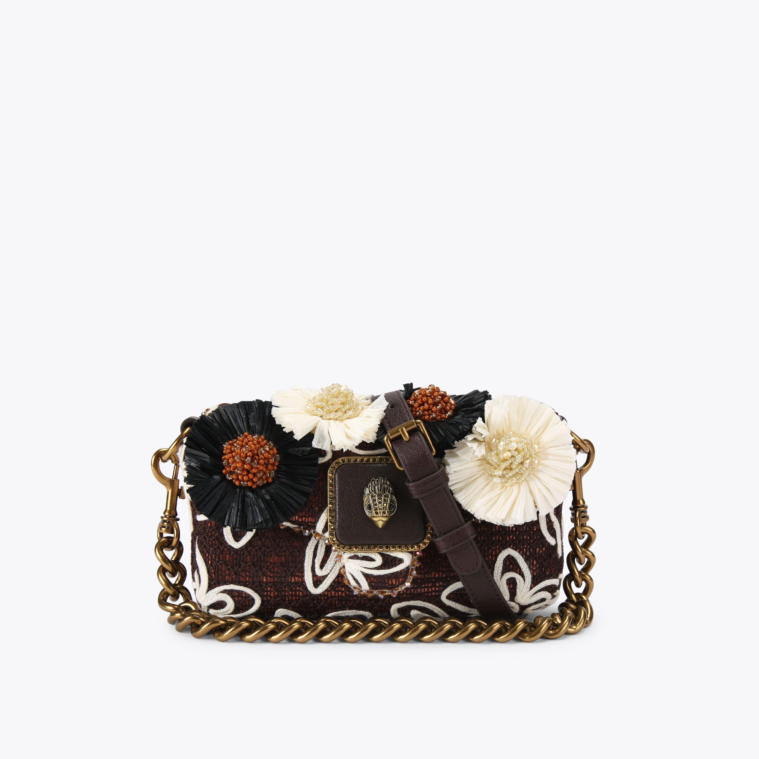 MINI PIMLICO FLOWER ST Floral Embroidered Shoulder Bag by Kurt