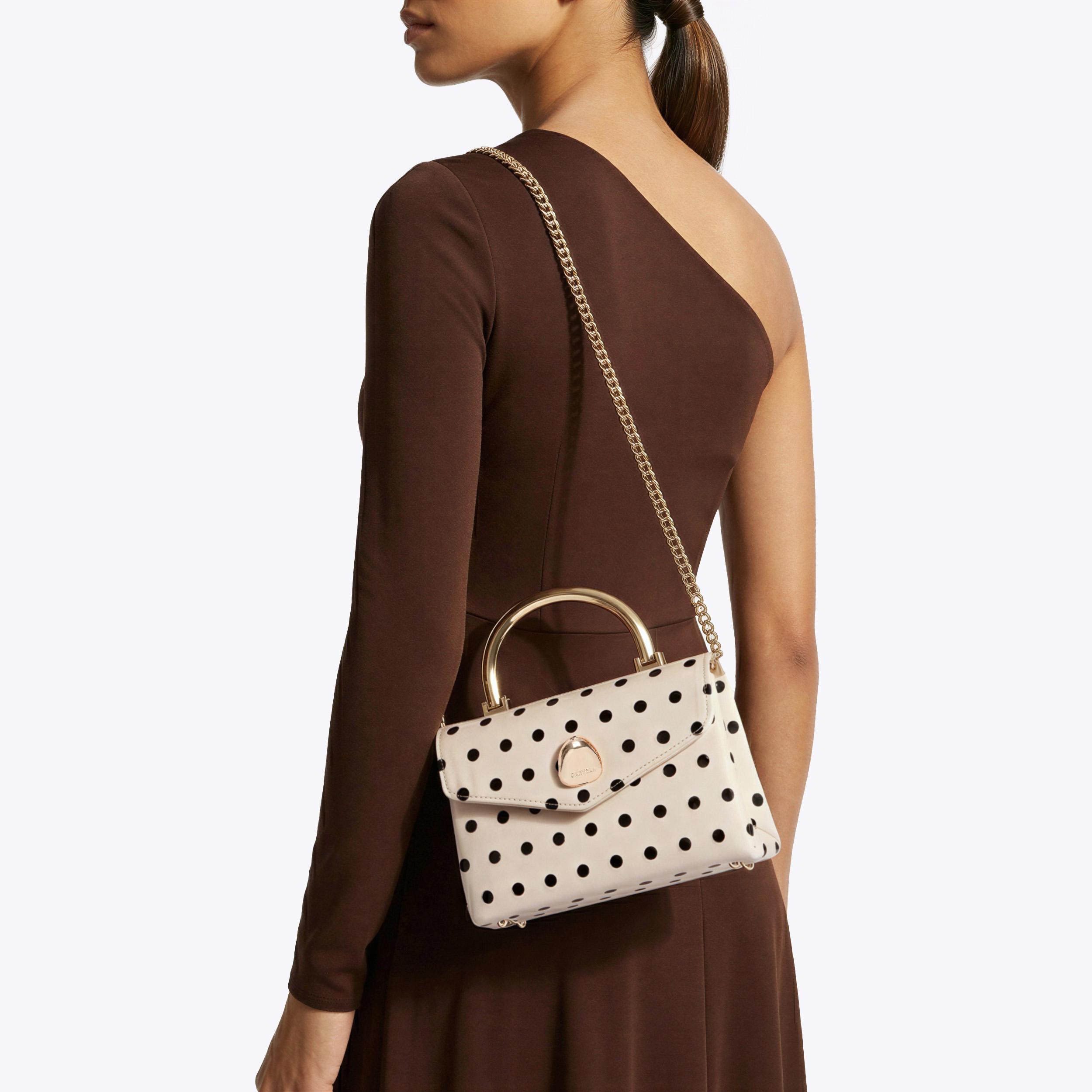 AMARA TOP HANDLE Polka Dot Top Handle Bag by Carvela