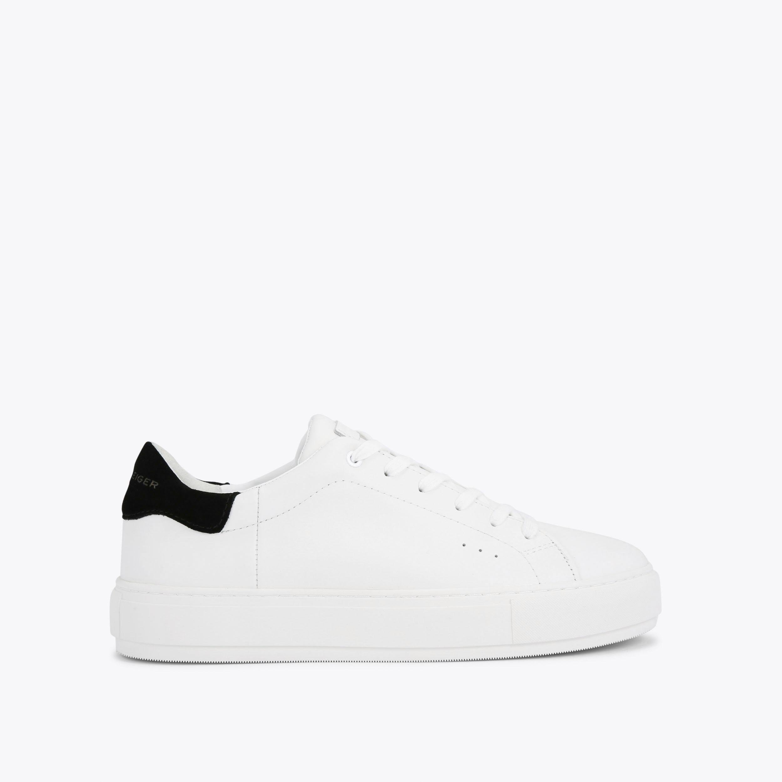 LANEY MENS White Leather Chunky Sneakers by KURT GEIGER LONDON