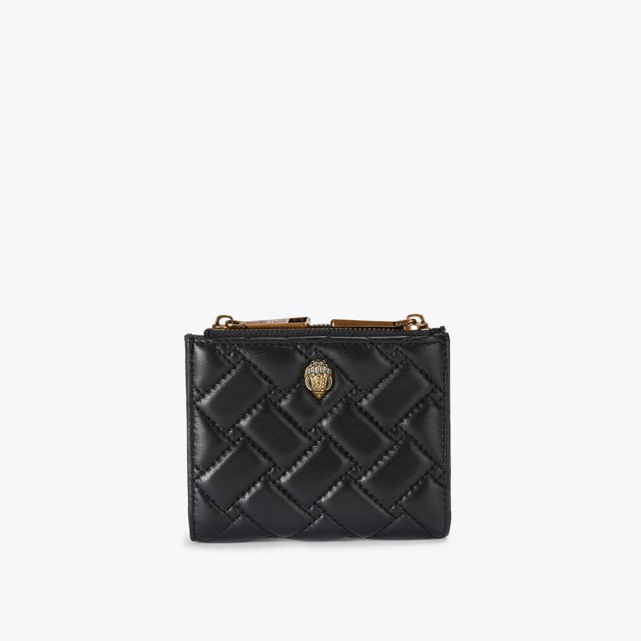 MINI PURSE Black Leather Purse by KURT GEIGER LONDON