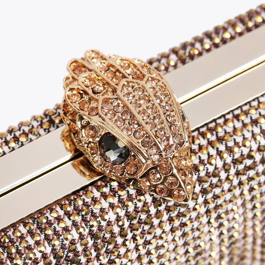 Kurt geiger gold clutch bag clearance
