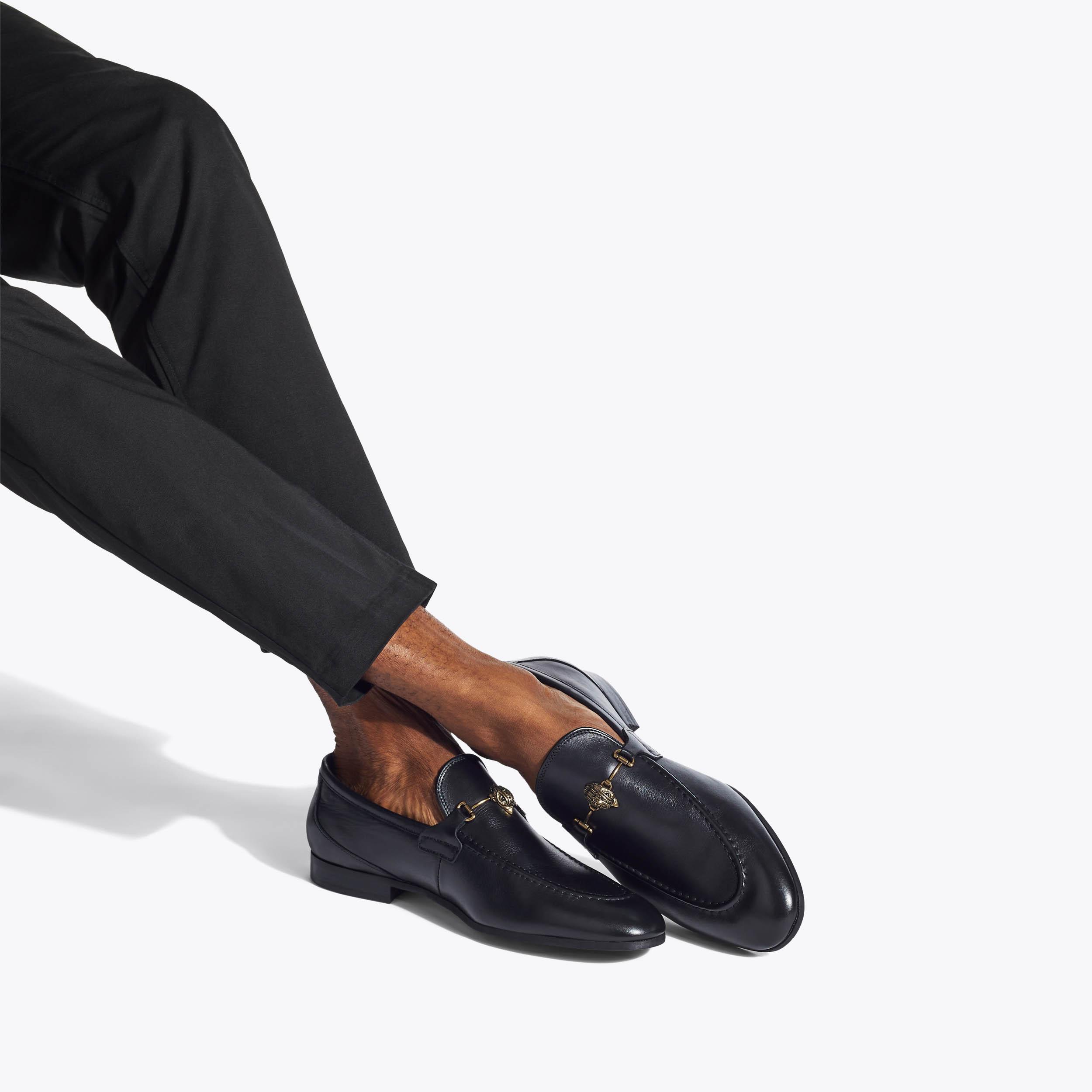 ALISTAIR Brown Leather Loafer by KURT GEIGER LONDON