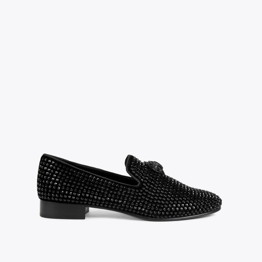 Mens black studded dress shoes best sale