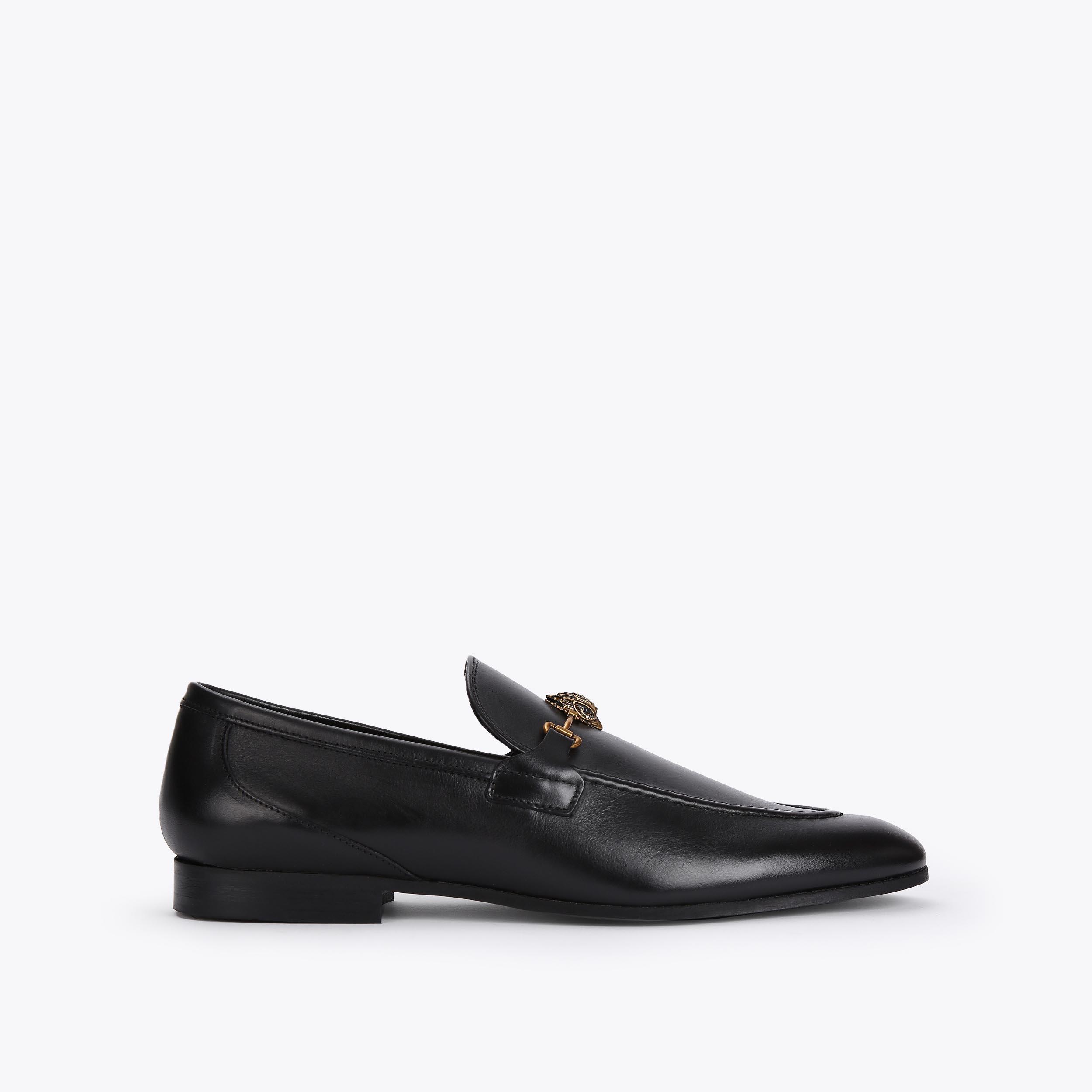 ALISTAIR Black Leather Loafer by KURT GEIGER LONDON