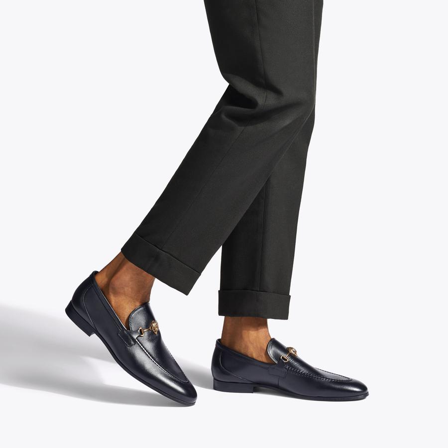 ALISTAIR Black Leather Loafer by KURT GEIGER LONDON
