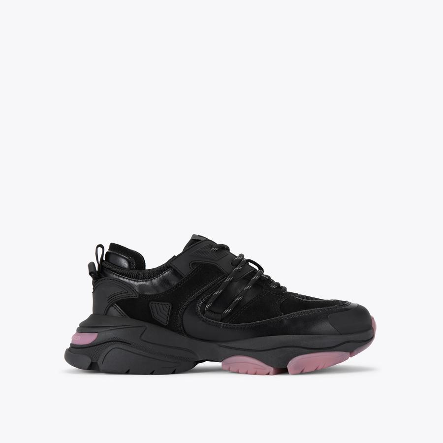 LENNOX Black Chunky Sneaker by KG KURT GEIGER