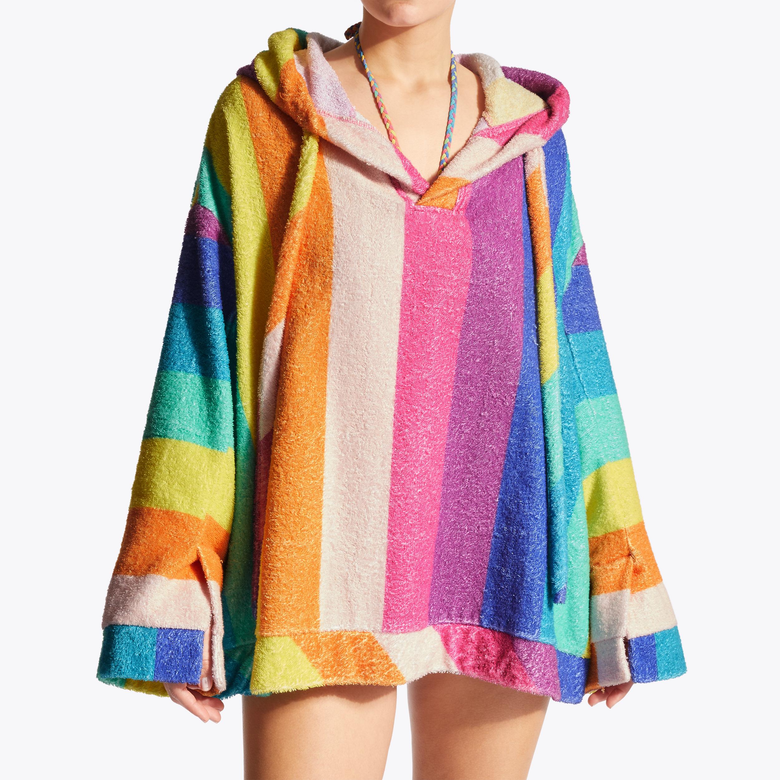 TERRY RAINBOW HOODIE Stripe Hoodie by KURT GEIGER LONDON