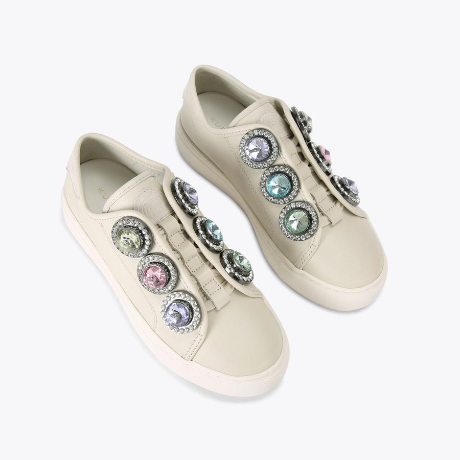 LANEY OCTAVIA Bone Leather Sneaker by KURT GEIGER LONDON